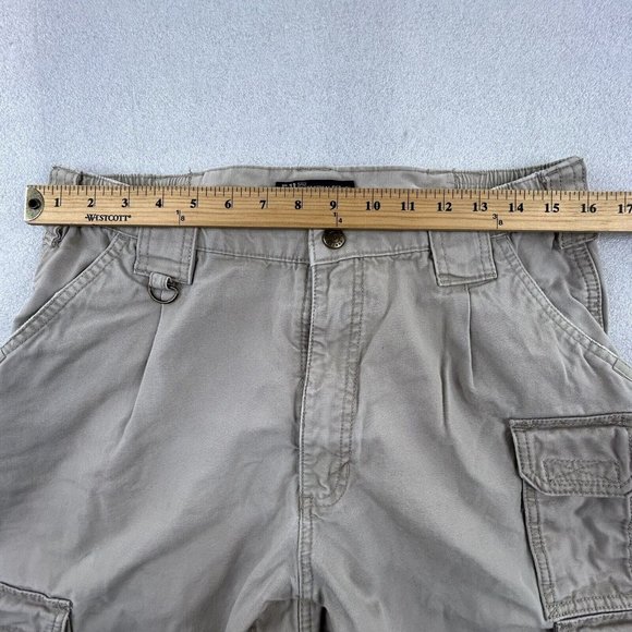 5.11 Tactical Cotton Canvas Pants Men’s 32x32 Khaki Style 74251 Workwear Fishing - Picture 6 of 16